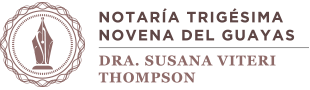 Dra. Susana Viteri Thompson | NOTARIA 39 de Guayaquil